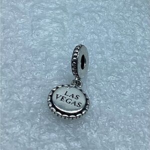 Pandora,” Las Vegas” Destination Travel Dangle Charm S925ALE P71-9